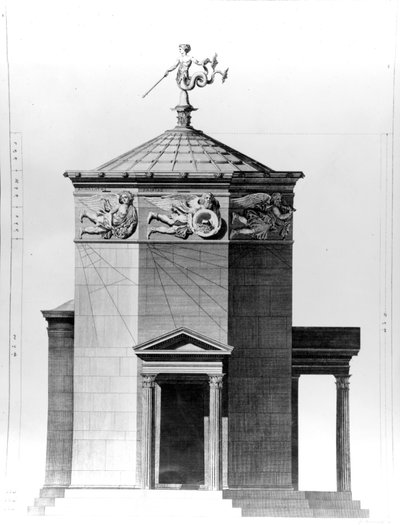 Une reconstruction de la Tour des Vents dans l
